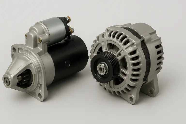 Self starter and Alternator Assembly
